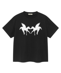 DEINET（ダイニット）の「[YOON SOAP x DEINET] OVERSIZE T-SHIRT IN BLACK（Tシャツ/カットソー）」
