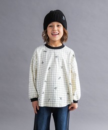 DRC branshes（ディーアールシーブランシェス）の「【WEB限定 DRC】総柄長袖Tシャツ（Tシャツ/カットソー）」