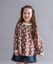 DRC branshes（ディーアールシーブランシェス）の「【WEB限定 DRC】総柄長袖Tシャツ（Tシャツ/カットソー）」
