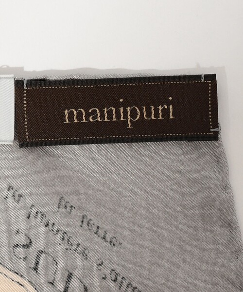 manipuri(マニプリ)の「MANIPURI PARIS シルクスカーフ(バンダナ/スカーフ・レディース・グレー系その他・FREE)」の4枚目の写真