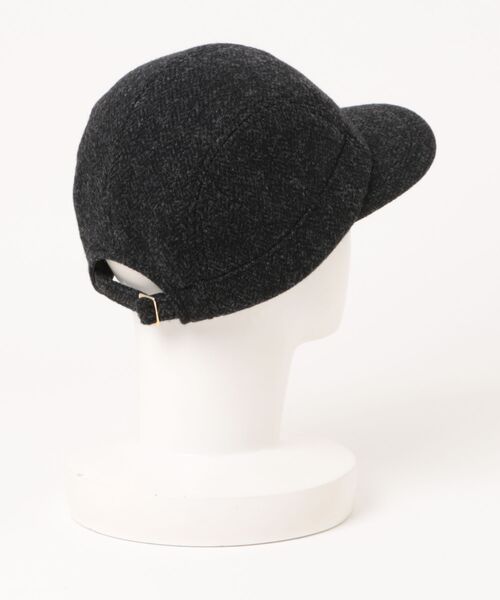 MAISON Birth(メゾンバース)の「MAISON Birth メゾンバース / BISHU W-HERRING JET CAP 尾州ウールへリンボーンジェットキャップ / MB-26307(キャップ・レディース・ブラウン/チャコール/オリーブ・FREE)」の7枚目の写真