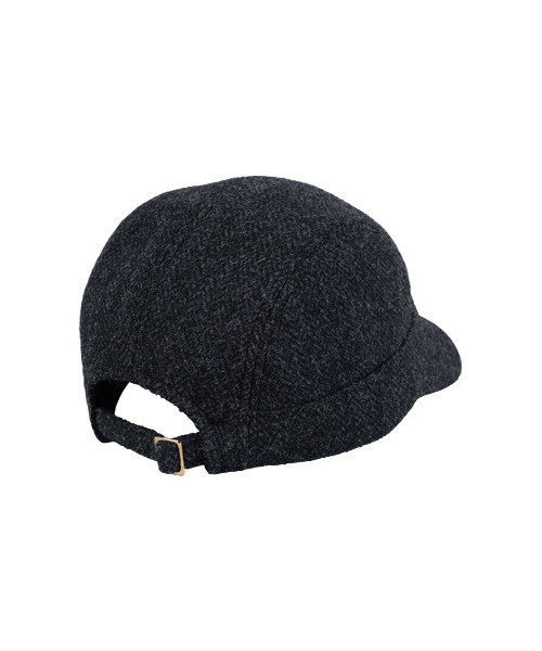 MAISON Birth(メゾンバース)の「MAISON Birth メゾンバース / BISHU W-HERRING JET CAP 尾州ウールへリンボーンジェットキャップ / MB-26307(キャップ・レディース・ブラウン/チャコール/オリーブ・FREE)」の5枚目の写真