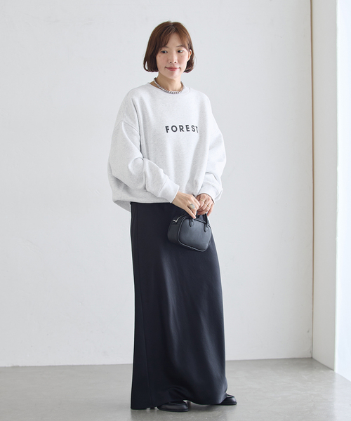 journal standard L'essage(ジャーナルスタンダードレサージュ)の「POET MEETS DUBWISE 別注 FOREST スウェット(スウェット・レディース・ホワイト/グレー/ブラック系その他・FREE)」の5枚目の写真