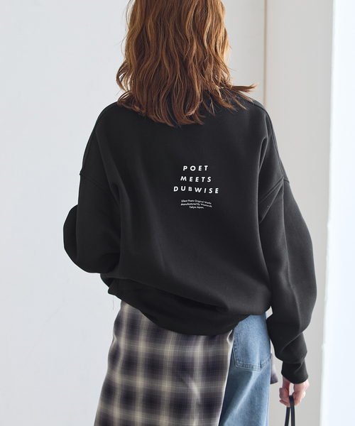 journal standard L'essage(ジャーナルスタンダードレサージュ)の「POET MEETS DUBWISE 別注 FOREST スウェット(スウェット・レディース・ホワイト/グレー/ブラック系その他・FREE)」の9枚目の写真