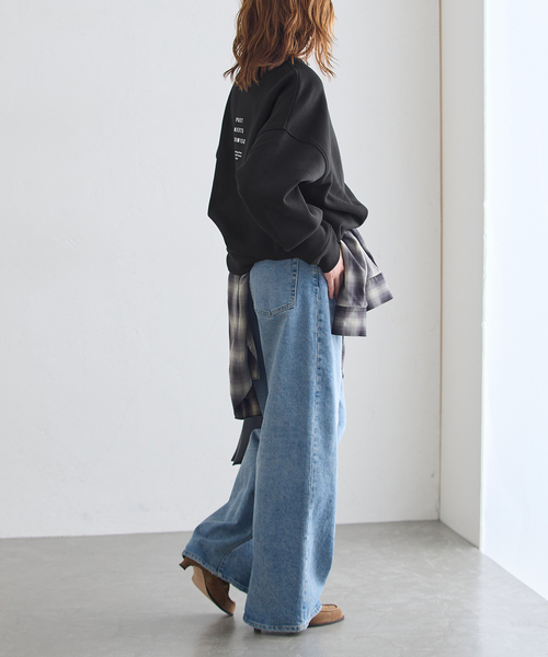 journal standard L'essage(ジャーナルスタンダードレサージュ)の「POET MEETS DUBWISE 別注 FOREST スウェット(スウェット・レディース・ホワイト/グレー/ブラック系その他・FREE)」の11枚目の写真