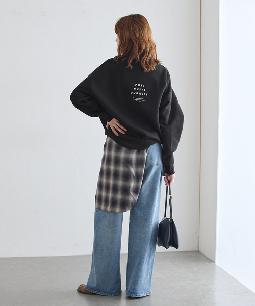journal standard L'essage(ジャーナルスタンダードレサージュ)の「POET MEETS DUBWISE 別注 FOREST スウェット(スウェット・レディース・ホワイト/グレー/ブラック系その他・FREE)」の12枚目の写真