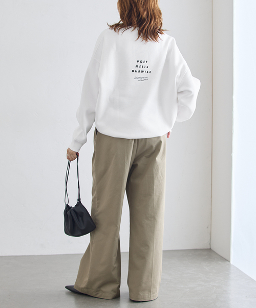 journal standard L'essage(ジャーナルスタンダードレサージュ)の「POET MEETS DUBWISE 別注 FOREST スウェット(スウェット・レディース・ホワイト/グレー/ブラック系その他・FREE)」の21枚目の写真