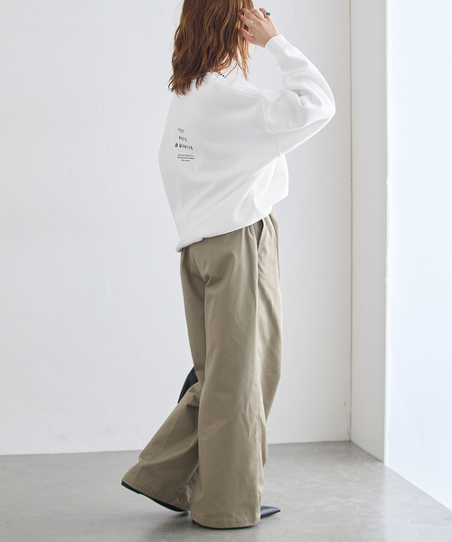 journal standard L'essage(ジャーナルスタンダードレサージュ)の「POET MEETS DUBWISE 別注 FOREST スウェット(スウェット・レディース・ホワイト/グレー/ブラック系その他・FREE)」の22枚目の写真