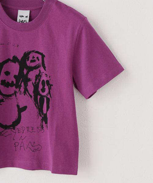 P.A.M.(パム)の「P.A.M. / パム EYEDRESS × PAM HAPPY FAMILY SHRUNK TEE(Tシャツ/カットソー・レディース・パープル・SMALL)」の10枚目の写真