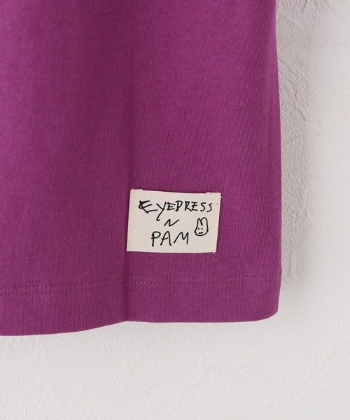P.A.M.(パム)の「P.A.M. / パム EYEDRESS × PAM HAPPY FAMILY SHRUNK TEE(Tシャツ/カットソー・レディース・パープル・SMALL)」の2枚目の写真