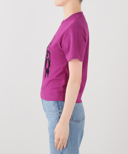 P.A.M.(パム)の「P.A.M. / パム EYEDRESS × PAM HAPPY FAMILY SHRUNK TEE(Tシャツ/カットソー・レディース・パープル・SMALL)」の7枚目の写真