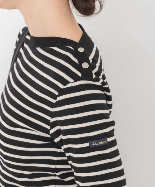 Le Minor(ルミノア)の「『別注』LE MINOR×URBAN RESEARCH ボーダーカットソー(Tシャツ/カットソー・レディース・ブルー系その他/ブラック系その他・-)」の3枚目の写真