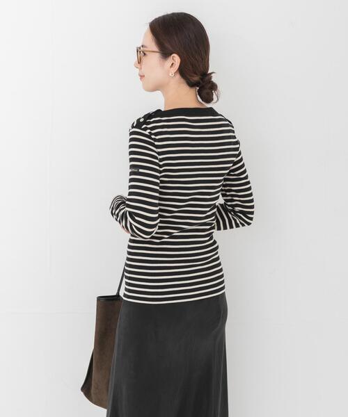 Le Minor(ルミノア)の「『別注』LE MINOR×URBAN RESEARCH ボーダーカットソー(Tシャツ/カットソー・レディース・ブルー系その他/ブラック系その他・-)」の5枚目の写真