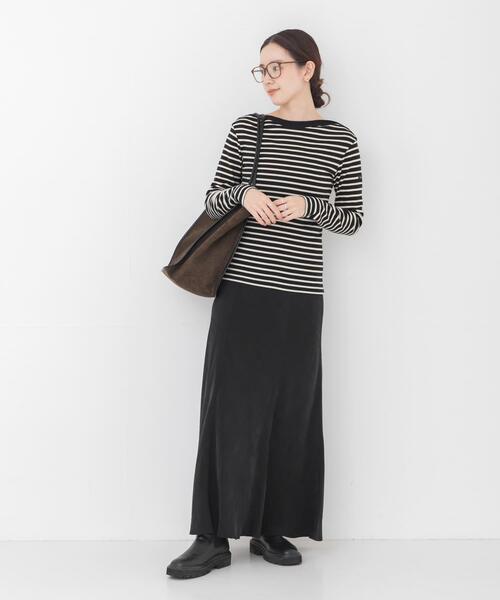 Le Minor(ルミノア)の「『別注』LE MINOR×URBAN RESEARCH ボーダーカットソー(Tシャツ/カットソー・レディース・ブルー系その他/ブラック系その他・-)」の9枚目の写真
