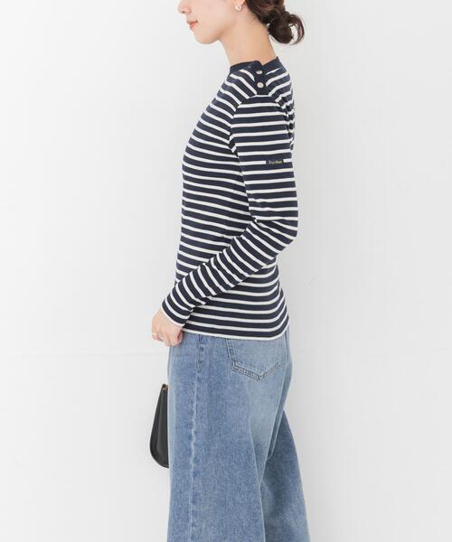 Le Minor(ルミノア)の「『別注』LE MINOR×URBAN RESEARCH ボーダーカットソー(Tシャツ/カットソー・レディース・ブルー系その他/ブラック系その他・-)」の11枚目の写真