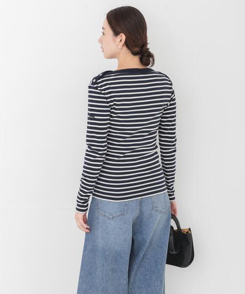 Le Minor(ルミノア)の「『別注』LE MINOR×URBAN RESEARCH ボーダーカットソー(Tシャツ/カットソー・レディース・ブルー系その他/ブラック系その他・-)」の12枚目の写真