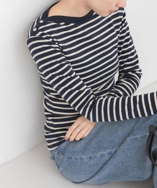 Le Minor(ルミノア)の「『別注』LE MINOR×URBAN RESEARCH ボーダーカットソー(Tシャツ/カットソー・レディース・ブルー系その他/ブラック系その他・-)」の14枚目の写真