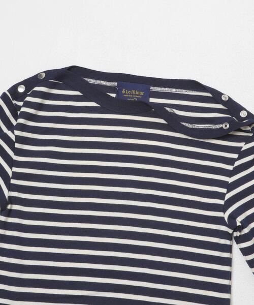Le Minor(ルミノア)の「『別注』LE MINOR×URBAN RESEARCH ボーダーカットソー(Tシャツ/カットソー・レディース・ブルー系その他/ブラック系その他・-)」の20枚目の写真