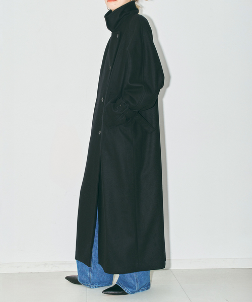 CITYSHOP(シティーショップ)の「WOOL BEAVER LONG コート(その他アウター・レディース・ブラック/ブラウン系その他・38/36)」の14枚目の写真