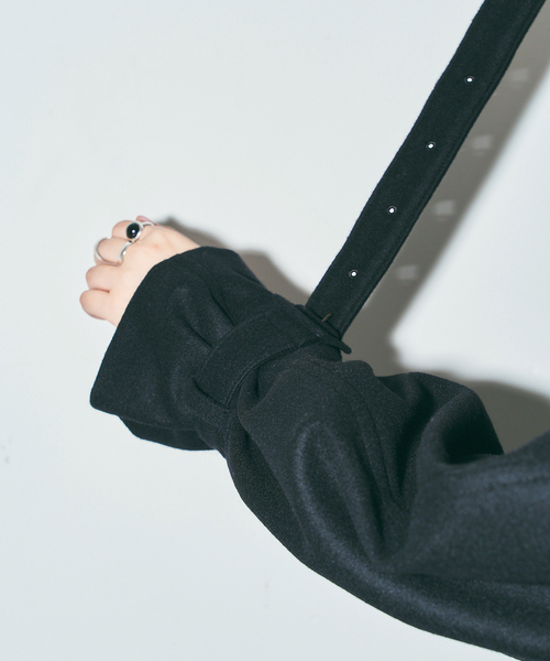CITYSHOP(シティーショップ)の「WOOL BEAVER LONG コート(その他アウター・レディース・ブラック/ブラウン系その他・38/36)」の15枚目の写真