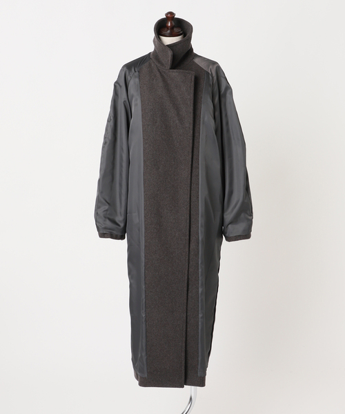 CITYSHOP(シティーショップ)の「WOOL BEAVER LONG コート(その他アウター・レディース・ブラック/ブラウン系その他・38/36)」の7枚目の写真