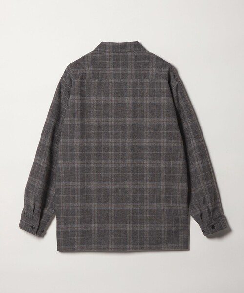 Steven Alan(スティーブンアラン)の「<Steven Alan> ウォッシュド ウール チェック オープンカラー オーバー シャツ(シャツ/ブラウス・メンズ・ダークブラウン/オリーブ・XL/L/M/S)」の17枚目の写真