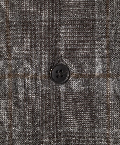 Steven Alan(スティーブンアラン)の「<Steven Alan> ウォッシュド ウール チェック オープンカラー オーバー シャツ(シャツ/ブラウス・メンズ・ダークブラウン/オリーブ・XL/L/M/S)」の12枚目の写真