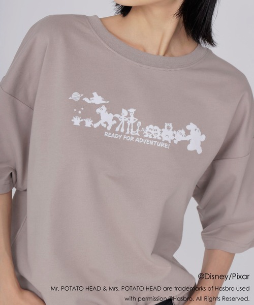 DRESSLAVE（ドレスレイブ）の「≪DRESSLAVE限定アイテム≫トイ･ストーリー/Tシャツ（Tシャツ/カットソー・レディース・ホワイト/ブラウン・38）」の8枚目の写真