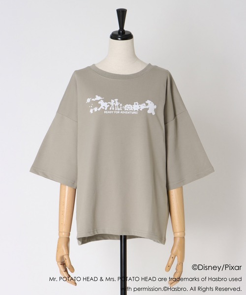 DRESSLAVE（ドレスレイブ）の「≪DRESSLAVE限定アイテム≫トイ･ストーリー/Tシャツ（Tシャツ/カットソー・レディース・ホワイト/ブラウン・38）」の9枚目の写真