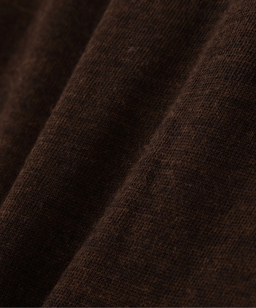 MARGARET HOWELL(マーガレットハウエル)の「FINE WOOL(カーディガン/ボレロ・レディース・ダークブラウン/ナチュラル・2)」の6枚目の写真