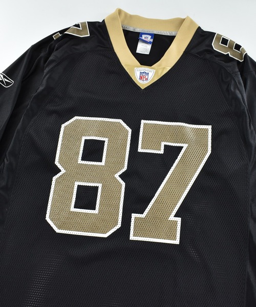 Reebok(リーボック)の「【USED】Reebok “NFL New Orleans Saints #87” ゲームシャツ(Tシャツ/カットソー・メンズ・ブラック・MEDIUM)」の6枚目の写真