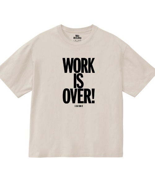 NOBOUND(ノーバウンド)の「NOBOUND(ノーバウンド) 半袖Tシャツ メッセージ ロゴ プリント ボックスシルエット トップス カットソー レディース ユニセックス(Tシャツ/カットソー・レディース・ホワイト/ネイビー/ブラック/グレイッシュベージュ・S)」の1枚目の写真