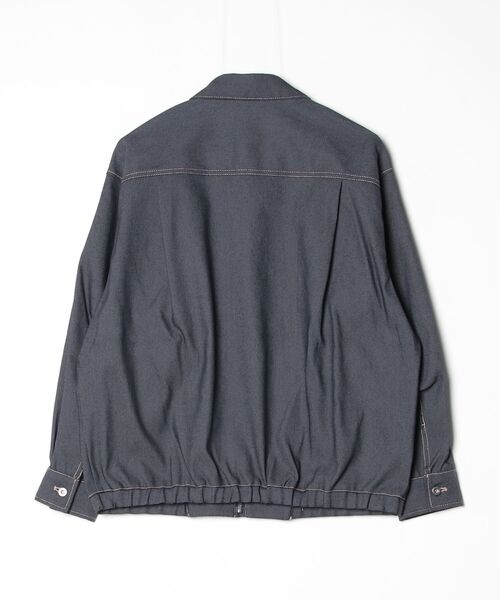 NEW BALANCE(ニューバランス)の「リジッドデニムライクジャケット(ブルゾン・メンズ・ネイビー・XX-LARGE/X-LARGE/LARGE/MEDIUM/SMALL)」の11枚目の写真