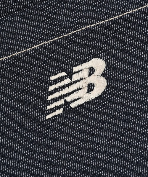 NEW BALANCE(ニューバランス)の「リジッドデニムライクジャケット(ブルゾン・メンズ・ネイビー・XX-LARGE/X-LARGE/LARGE/MEDIUM/SMALL)」の3枚目の写真