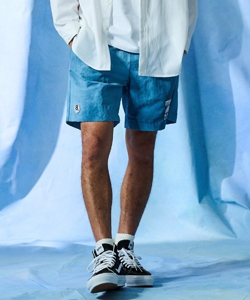 ACANTHUS（アカンサス）の「mp15431- W-name logo S-S shorts タイダイショートパンツ(MA2729)（その他パンツ・メンズ・ブルー/オレンジ/ブラック・XL/L/M/S）」の5枚目の写真
