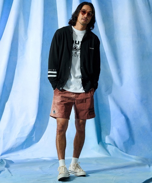 ACANTHUS（アカンサス）の「mp15431- W-name logo S-S shorts タイダイショートパンツ(MA2729)（その他パンツ・メンズ・ブルー/オレンジ/ブラック・XL/L/M/S）」の11枚目の写真