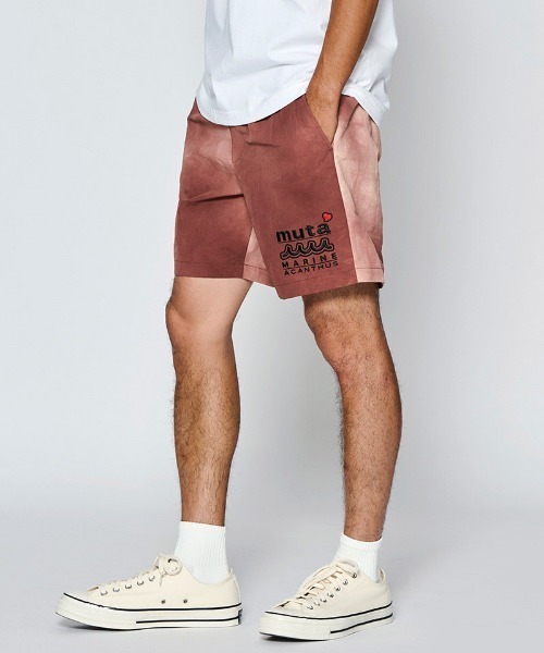 ACANTHUS（アカンサス）の「mp15431- W-name logo S-S shorts タイダイショートパンツ(MA2729)（その他パンツ・メンズ・ブルー/オレンジ/ブラック・XL/L/M/S）」の14枚目の写真