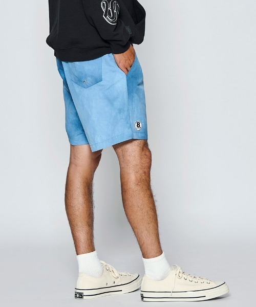 ACANTHUS（アカンサス）の「mp15431- W-name logo S-S shorts タイダイショートパンツ(MA2729)（その他パンツ・メンズ・ブルー/オレンジ/ブラック・XL/L/M/S）」の18枚目の写真