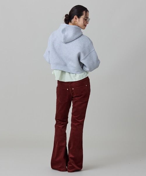 LACOSTE(ラコステ)の「ダブルフェイススウェットクロップドフーディ(パーカー・レディース・ライトグレー・40/38/36/34)」の22枚目の写真