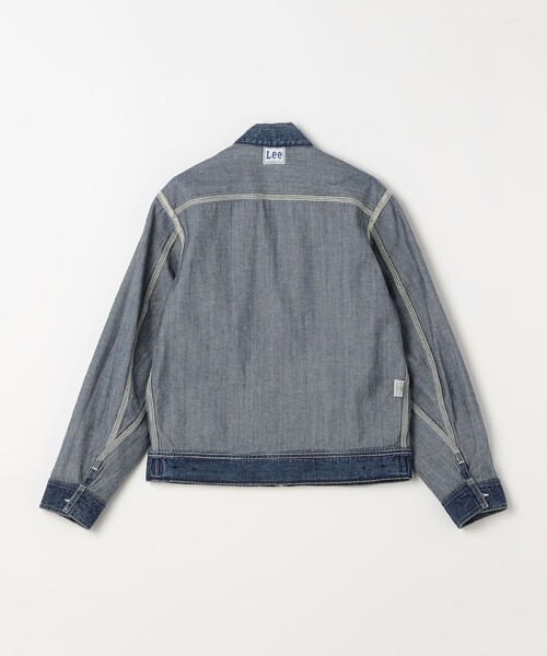 Lee(リー)の「Lee: 91B ジップアップ デニム ジャケット(デニムジャケット・メンズ・ブルー/ネイビー・MEDIUM/X-LARGE/LARGE)」の5枚目の写真