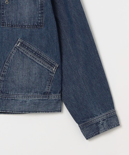 Lee(リー)の「Lee: 91B ジップアップ デニム ジャケット(デニムジャケット・メンズ・ブルー/ネイビー・MEDIUM/X-LARGE/LARGE)」の7枚目の写真