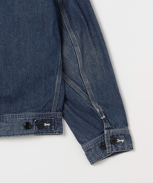 Lee(リー)の「Lee: 91B ジップアップ デニム ジャケット(デニムジャケット・メンズ・ブルー/ネイビー・MEDIUM/X-LARGE/LARGE)」の8枚目の写真