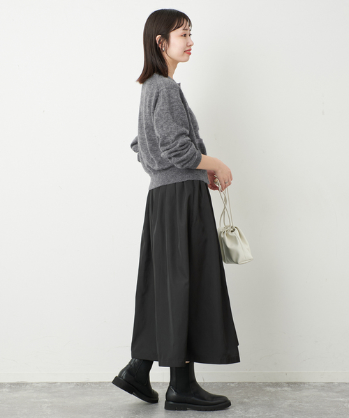SLOBE IENA（スローブイエナ）の「tyn.TGOR/トゴール SLOBE別注 ポケットカーディガン（カーディガン/ボレロ・レディース・ライトグレー/ピンク/レッド/グリーン・FREE）」の20枚目の写真