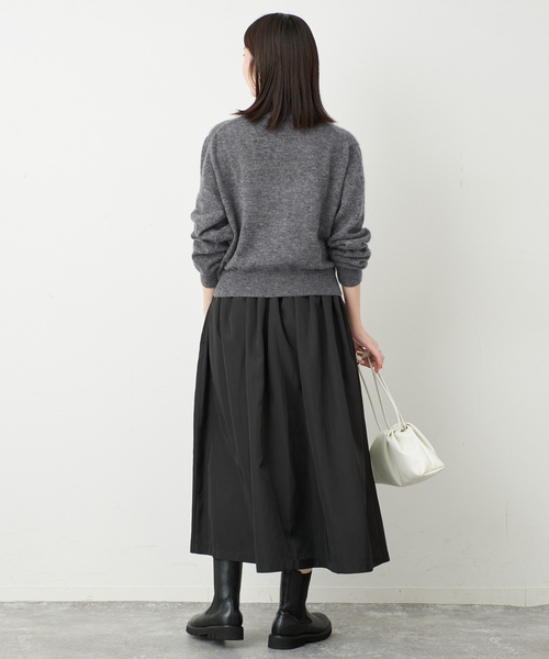 SLOBE IENA（スローブイエナ）の「tyn.TGOR/トゴール SLOBE別注 ポケットカーディガン（カーディガン/ボレロ・レディース・ライトグレー/ピンク/レッド/グリーン・FREE）」の21枚目の写真