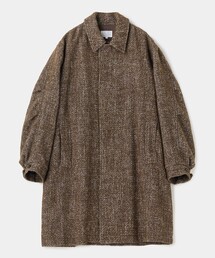 Heavy Melton Check Shaggy Over Coat / ヘビーメルトンチェック