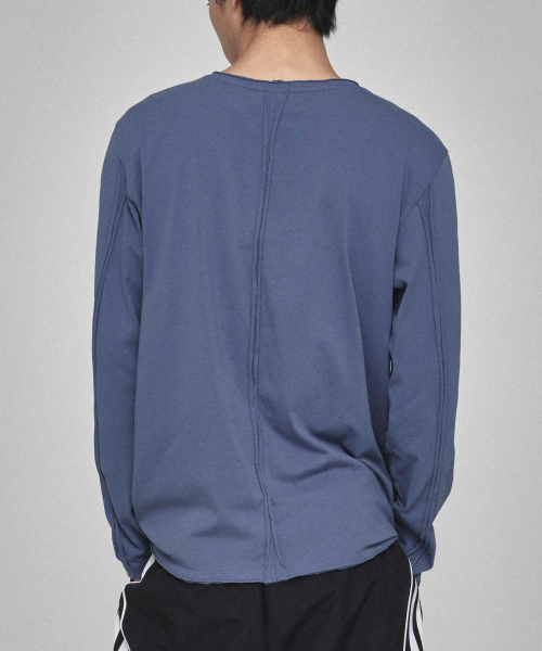 KICHUL(キチョル)の「カットオフロングスリーブ(ブルー)(Tシャツ/カットソー・レディース・その他・SMALL/MEDIUM/LARGE)」の1枚目の写真