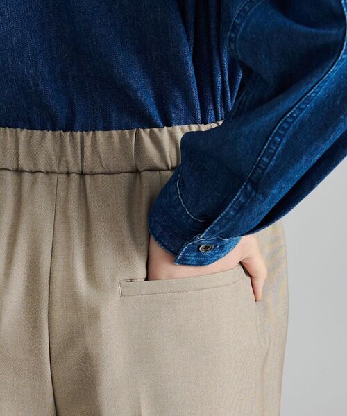 INDIVI(インディヴィ)の「【裏起毛/あったかパンツ】ストレートイージーパンツ(その他パンツ・レディース・ライトグレー系3/ブラック/ベージュ系3・40/13/15 /38/36/05)」の22枚目の写真