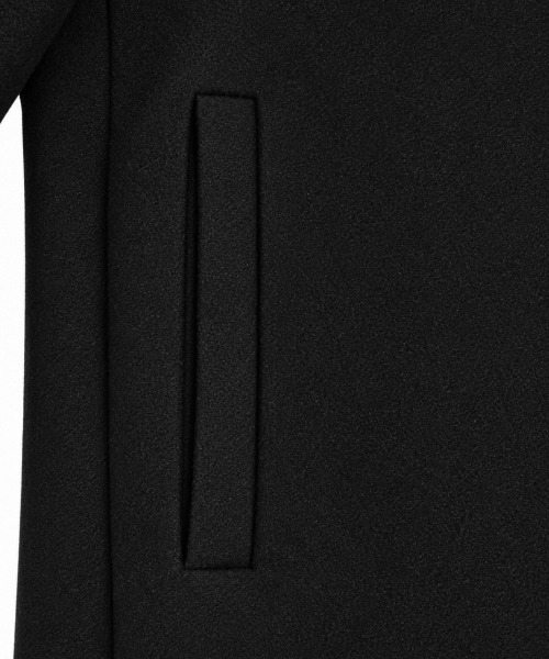 GRAYBLVD(グレイブラバット)の「LOWELL ウールブレンド シングルロングコート (ブラック)(チェスターコート・レディース・その他・MEDIUM/LARGE/X-LARGE)」の4枚目の写真