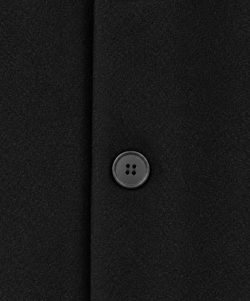 GRAYBLVD(グレイブラバット)の「LOWELL ウールブレンド シングルロングコート (ブラック)(チェスターコート・レディース・その他・MEDIUM/LARGE/X-LARGE)」の5枚目の写真