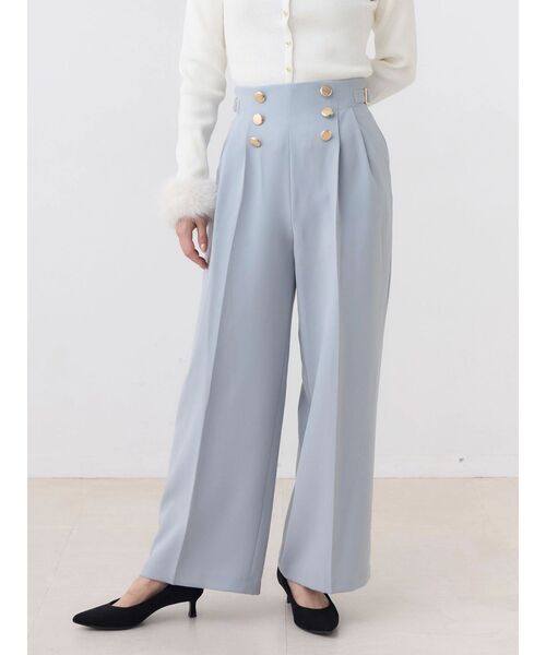 TONAL(トーナル)の「マリンサイドベルトワイドパンツ(その他パンツ・レディース・ネイビー/ライトブルー/ライトグレー・SMALL/MEDIUM)」の9枚目の写真